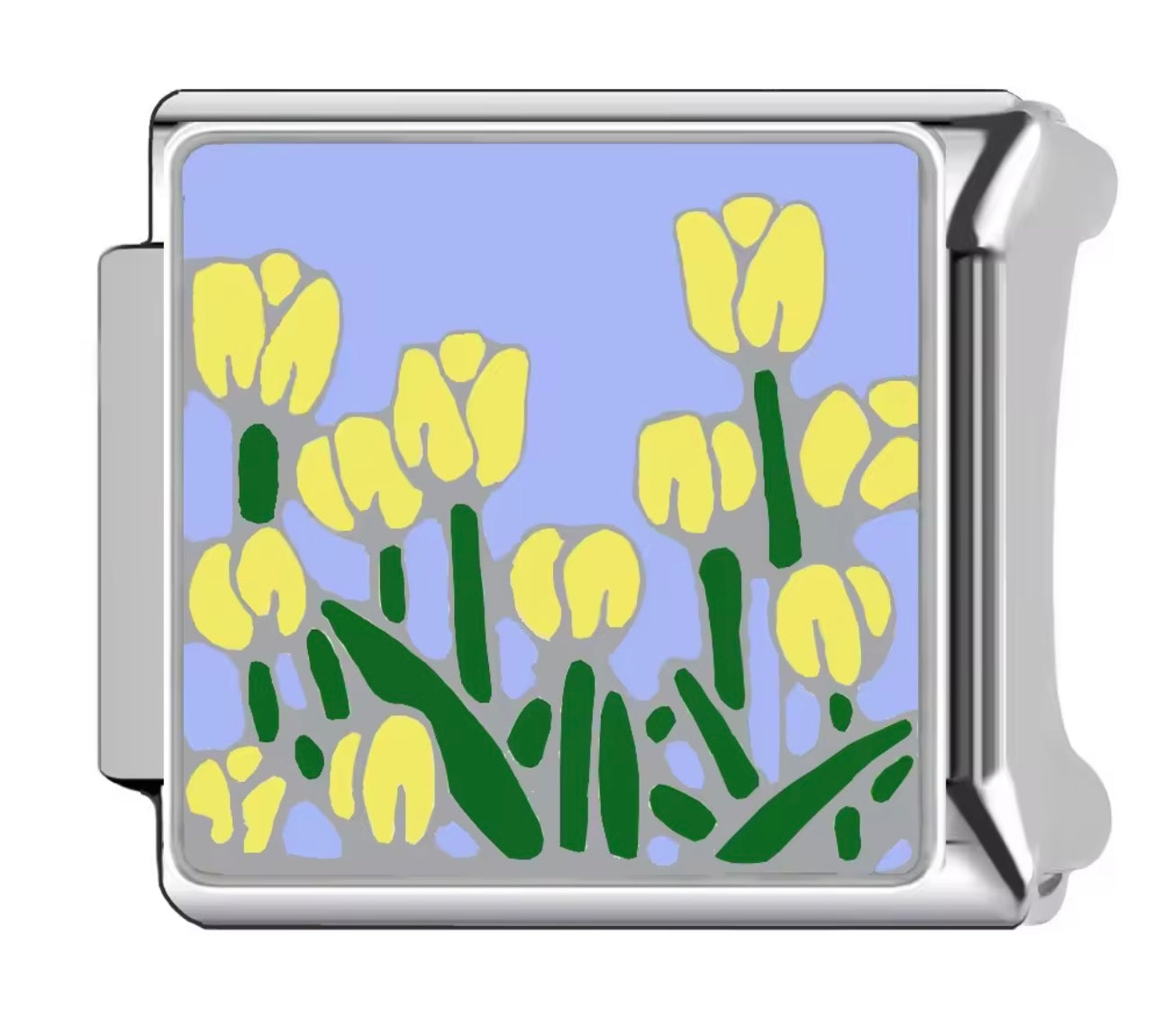 Yellow lily charm