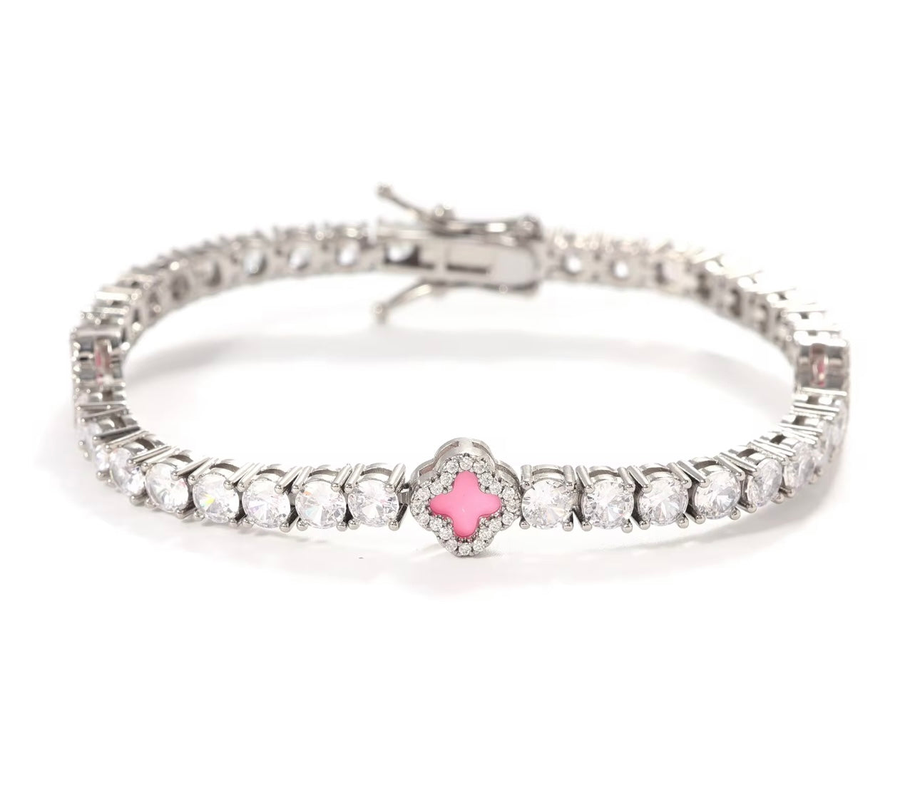 Tennis Clover Bracelet