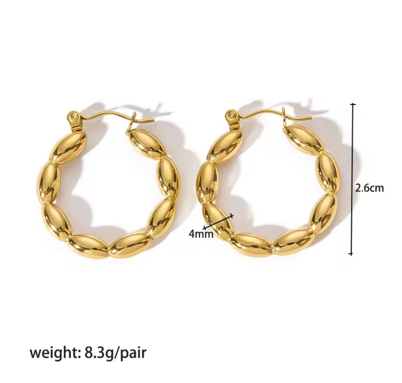 Beed Shaped Earrings