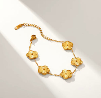Golden Clover Bracelet
