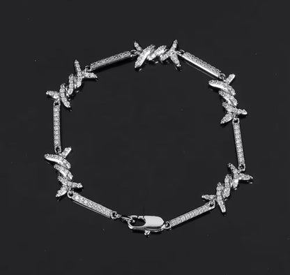 Mens barbed Bracelet