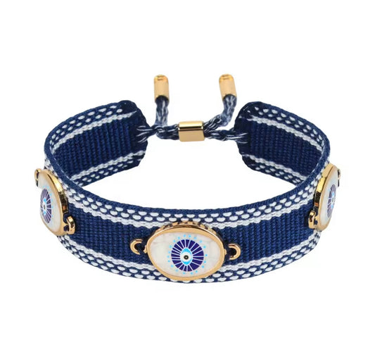Evil eye Bracelet Navy