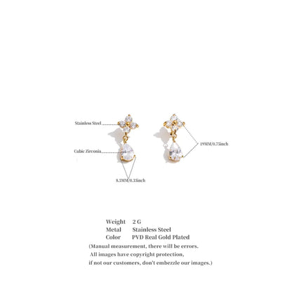 Diamond pearl Earrings