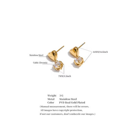 Kia heart Earrings
