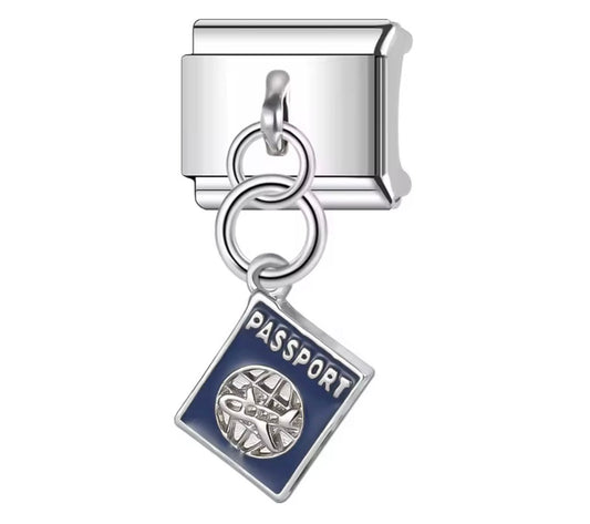 Hanging passport Charm