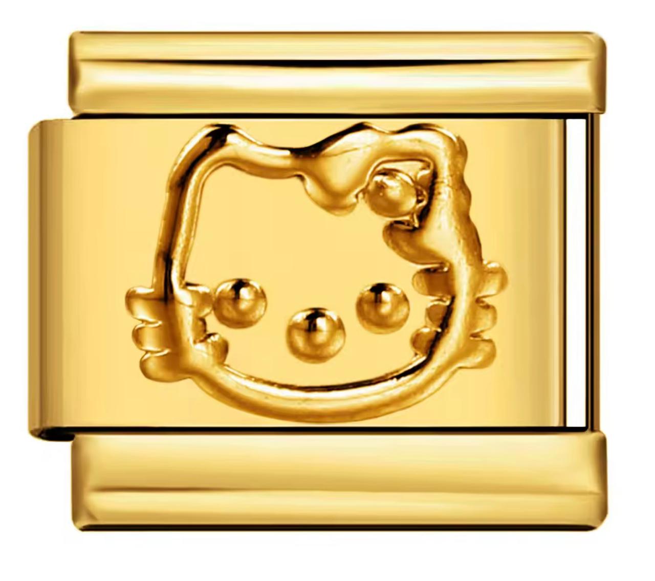 Golden Hello kitty Charm