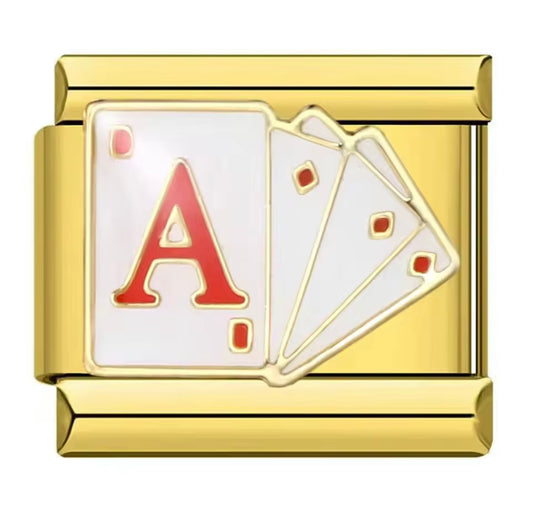 Ace cards charm