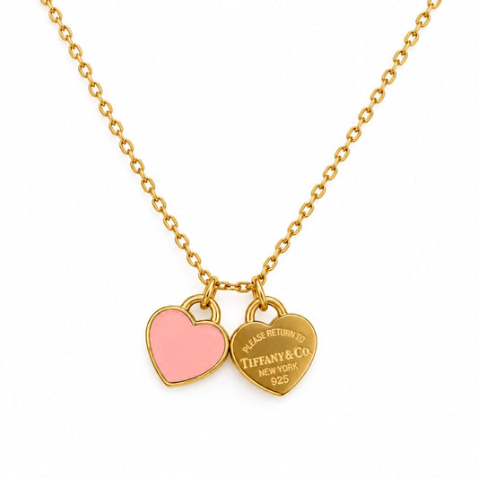 Amora duo golden necklace
