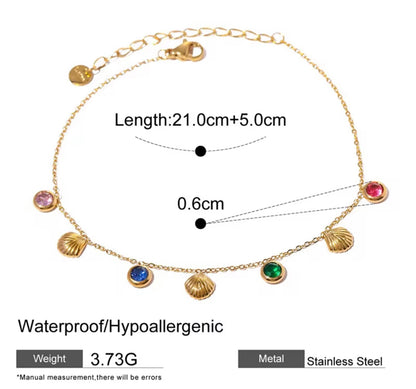 Shell beed bracelet/ Aklet