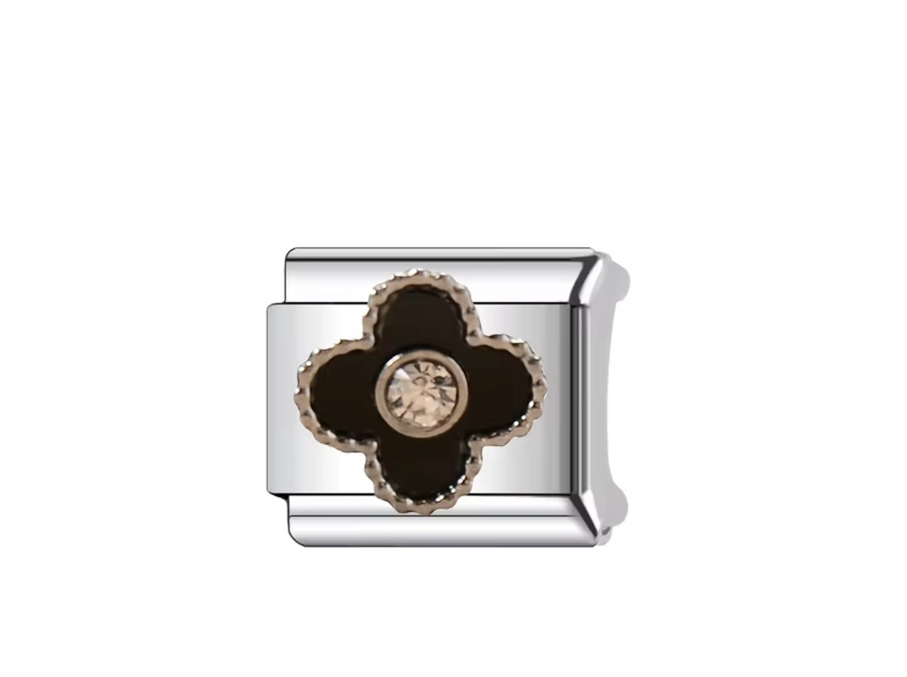 Brown Clover Charm