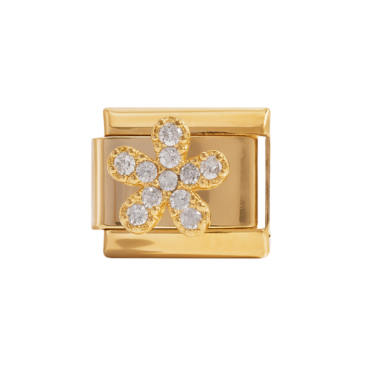 Diamond Flower Charm