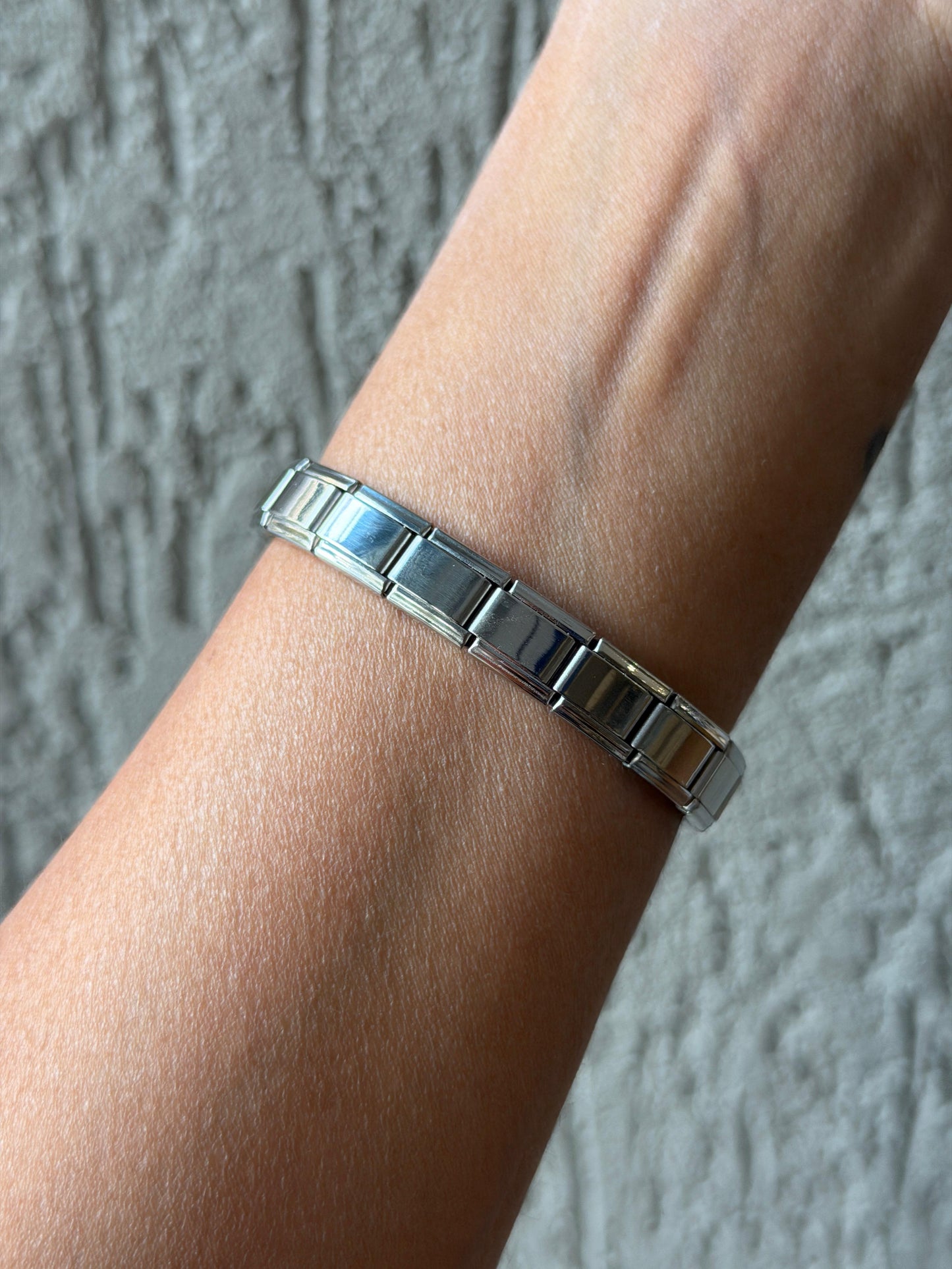 Round Evil eye italian charm bracelet