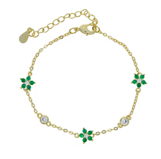 Emerald Leave Necklace