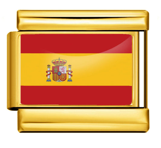 Gold base Spain Charm