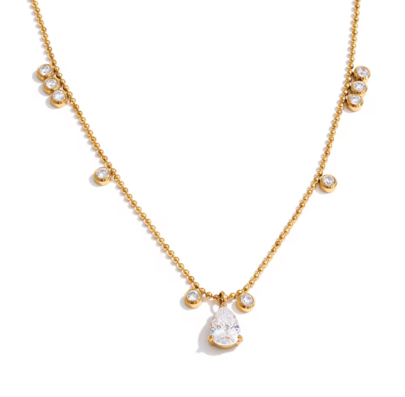 Water drop necklace