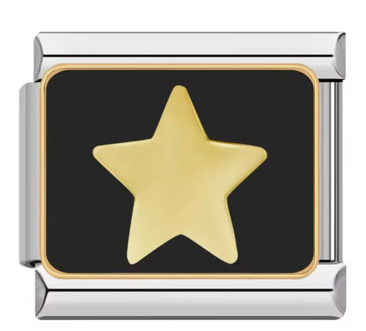 Yellow Star  Charm