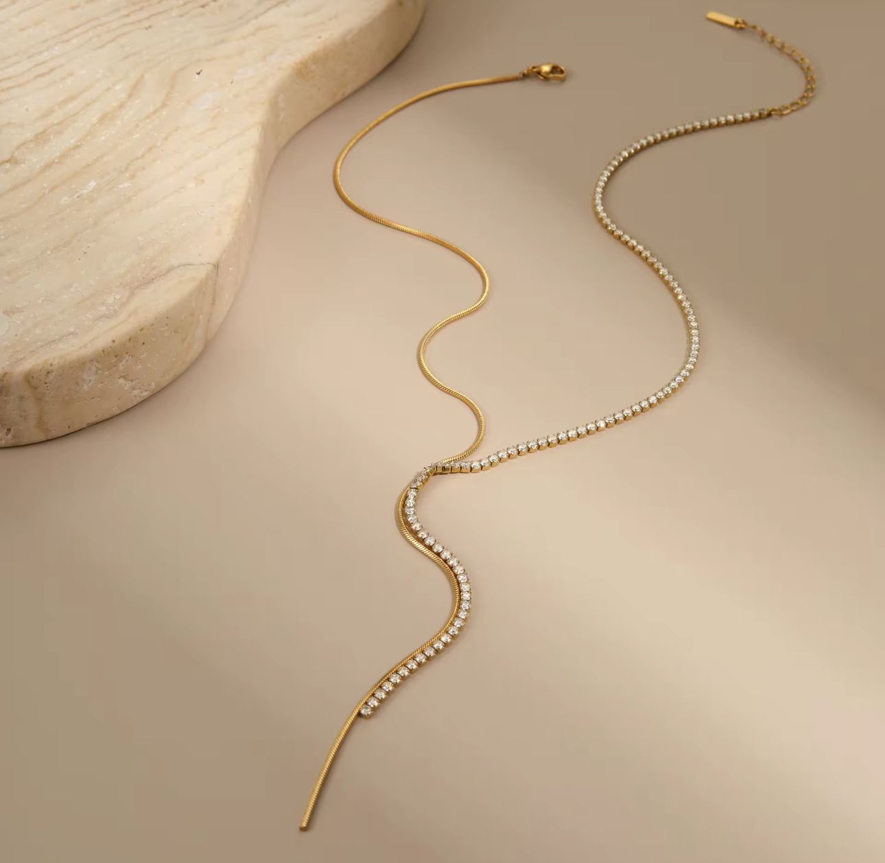 Tennis Drop necklace