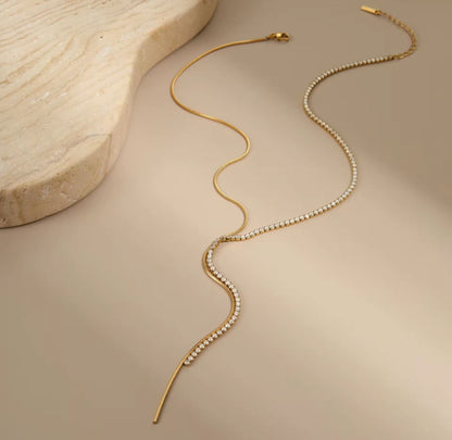 Tennis Drop necklace
