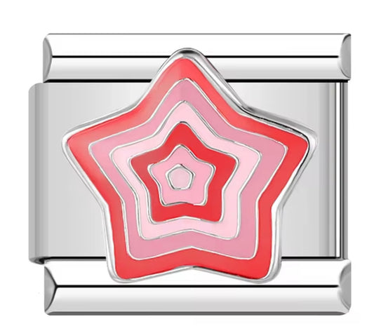 Pink Star  Charm