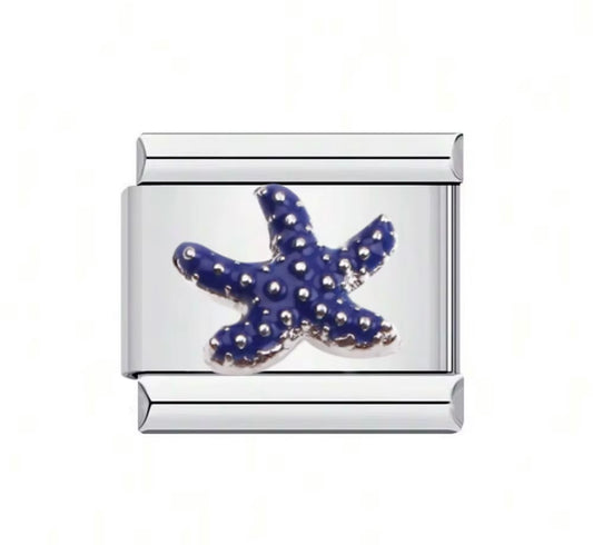 Blue starfish Charm