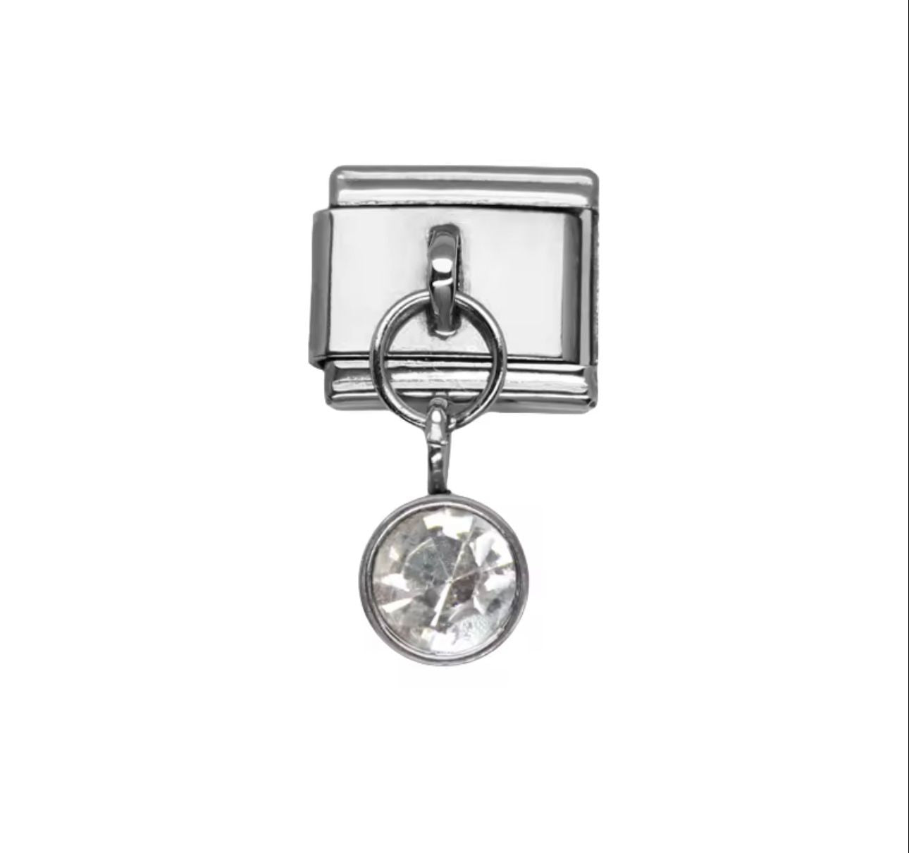 White stone Charm