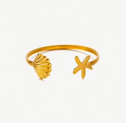 Starfish adjustable open cuff