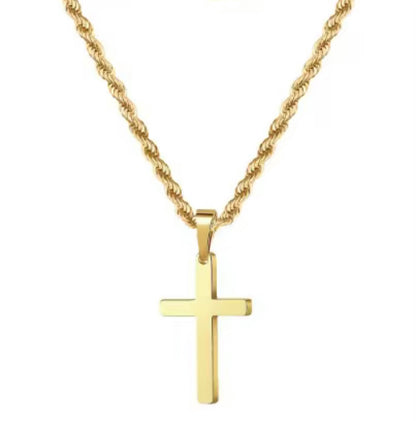 Men’s cross twist chain