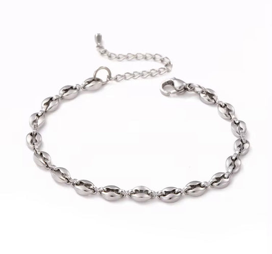Mens coffee beans bracelet
