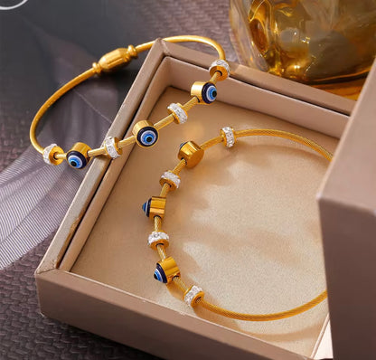 Turkish Evil eye Baby size Bracelet