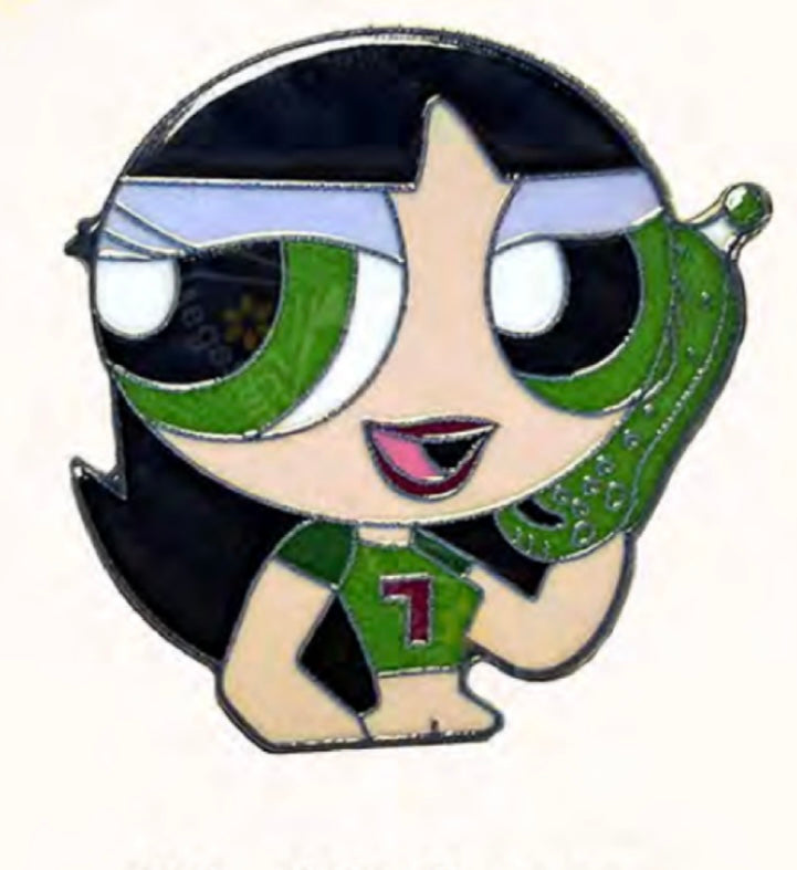 Green power puff girl Badge
