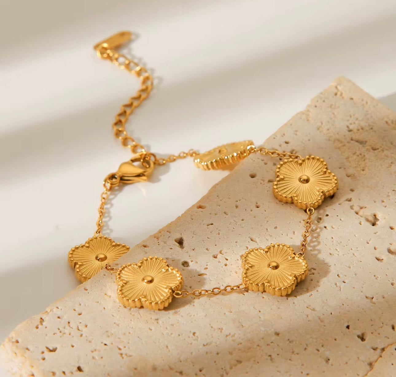 Golden Clover Bracelet