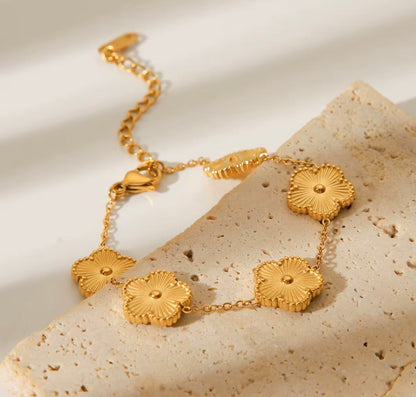 Golden Clover Bracelet