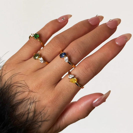 Colourful Stone ring
