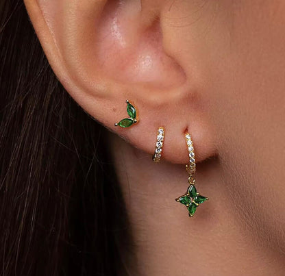 Emerald Spark piercing (not in pair)