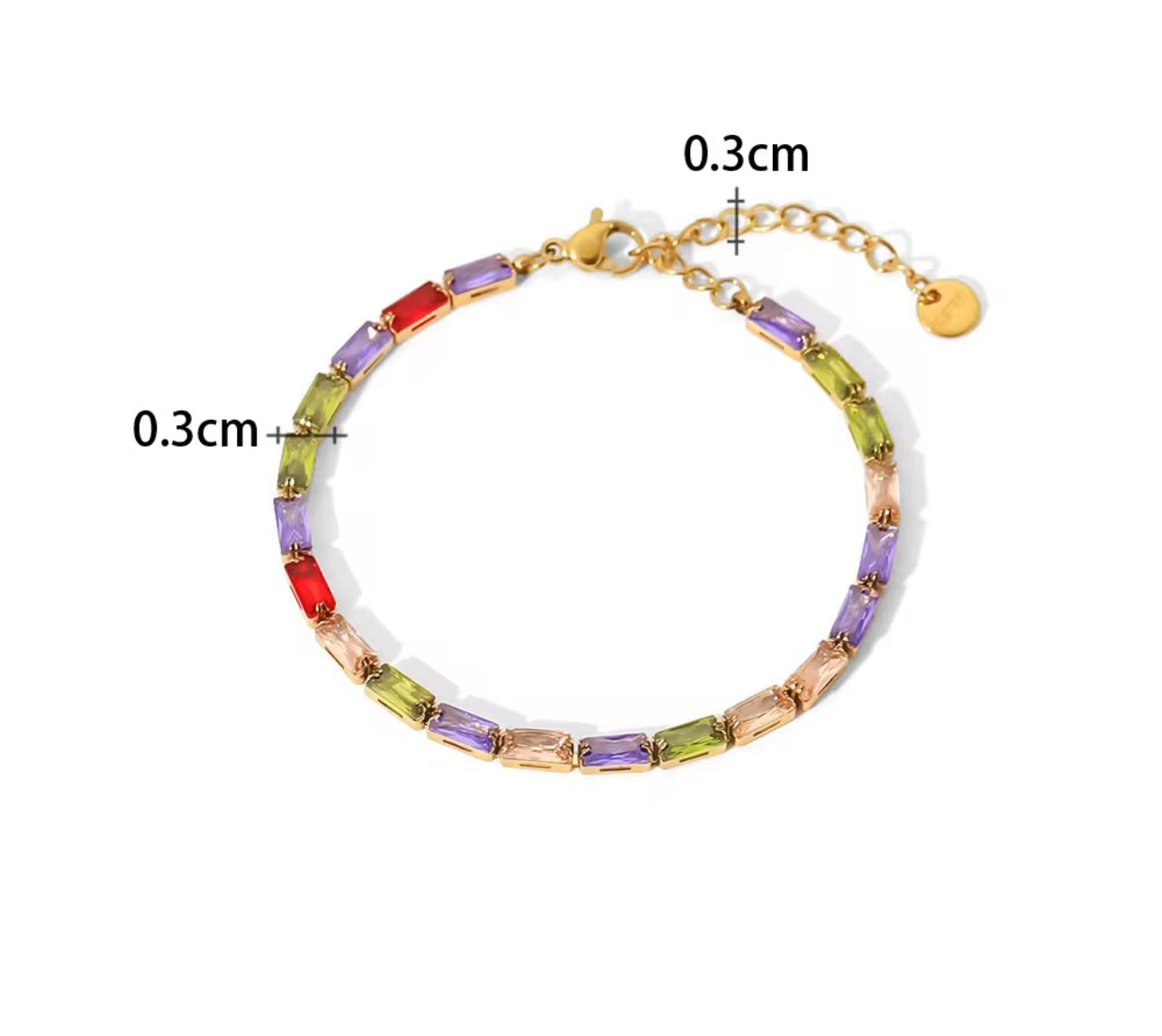 Colourful stone Bracelet