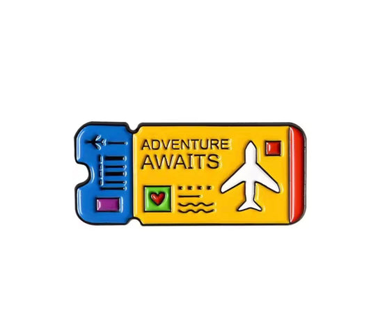 Adventure Awaits  Brooch