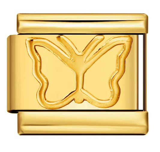 Golden Butterfly Charm