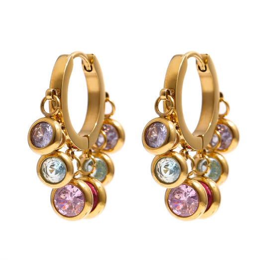Colourful Dangling  earrings