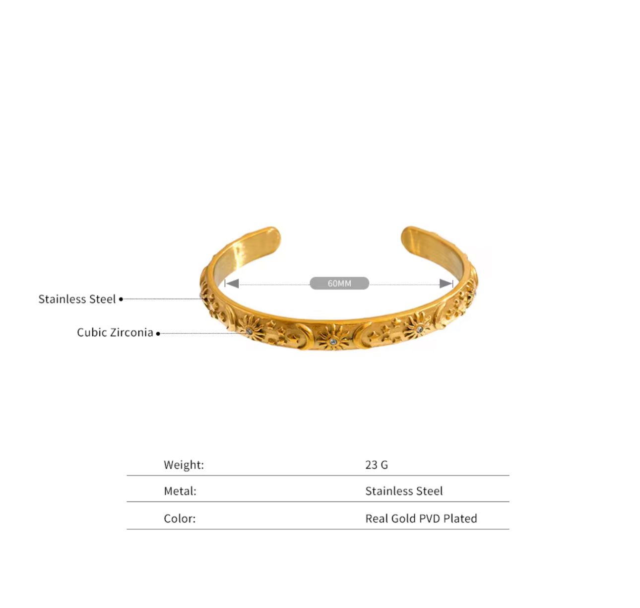 Jiselle Open Cuff