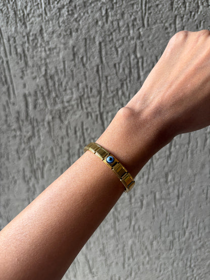 Evil eye italian charm bracelet