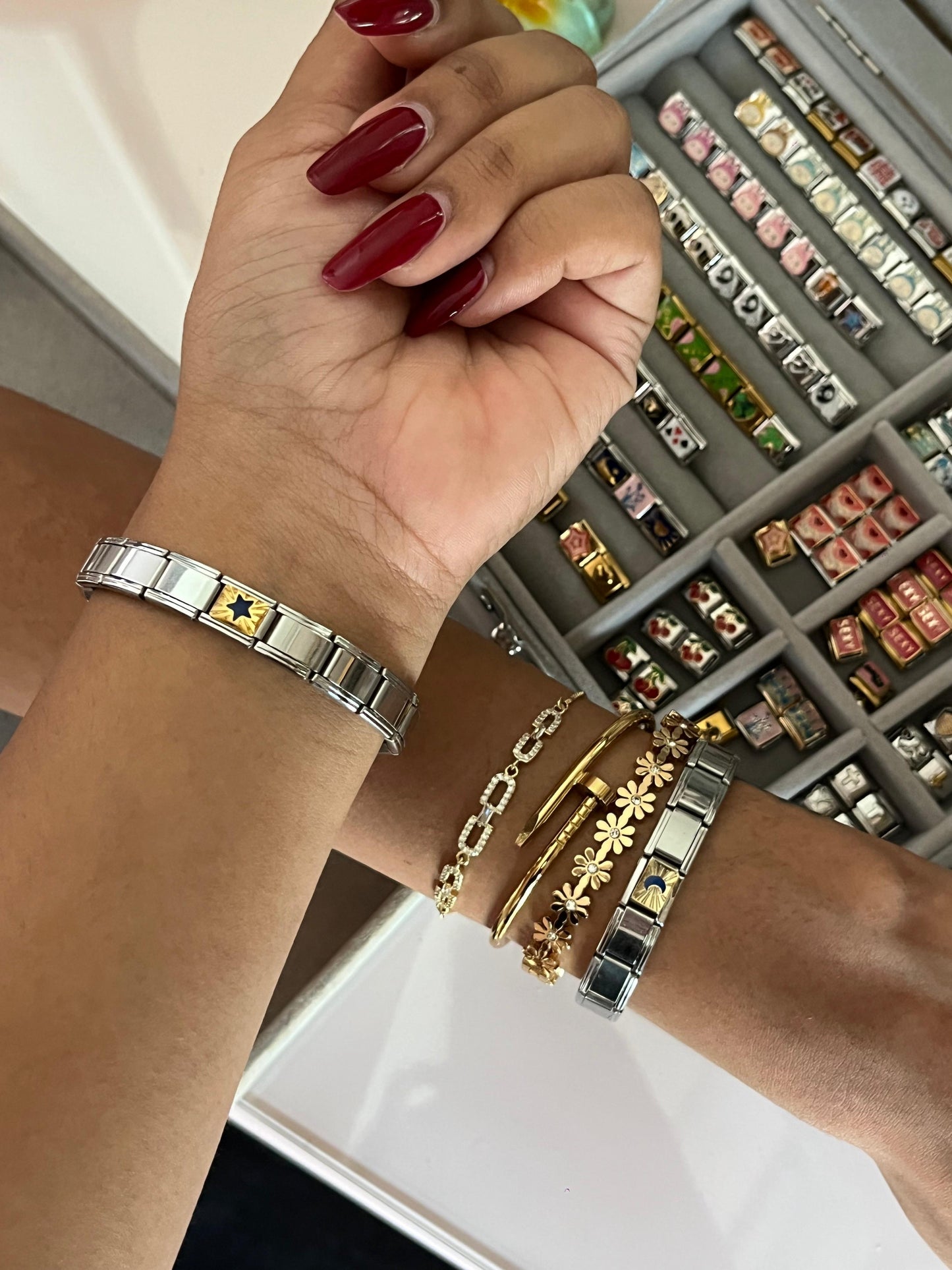 Moon & Star Couple Bracelet