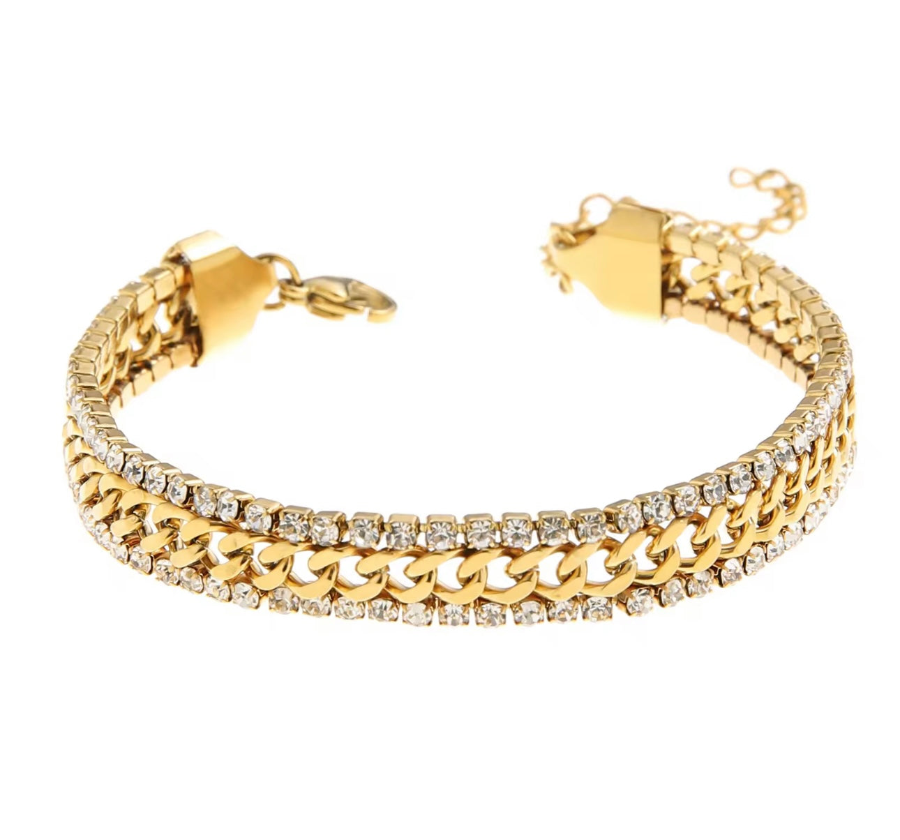 Golden Silver Bracelet