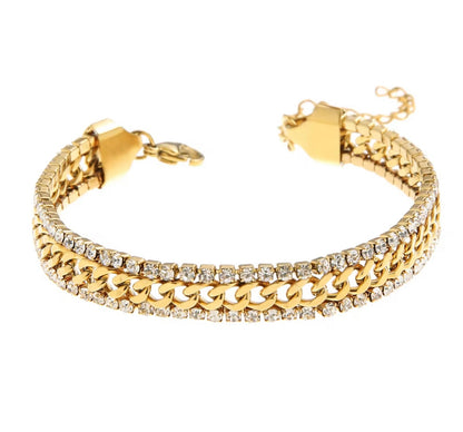 Golden Silver Bracelet