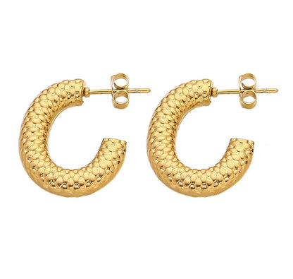Semi Circular Earrings
