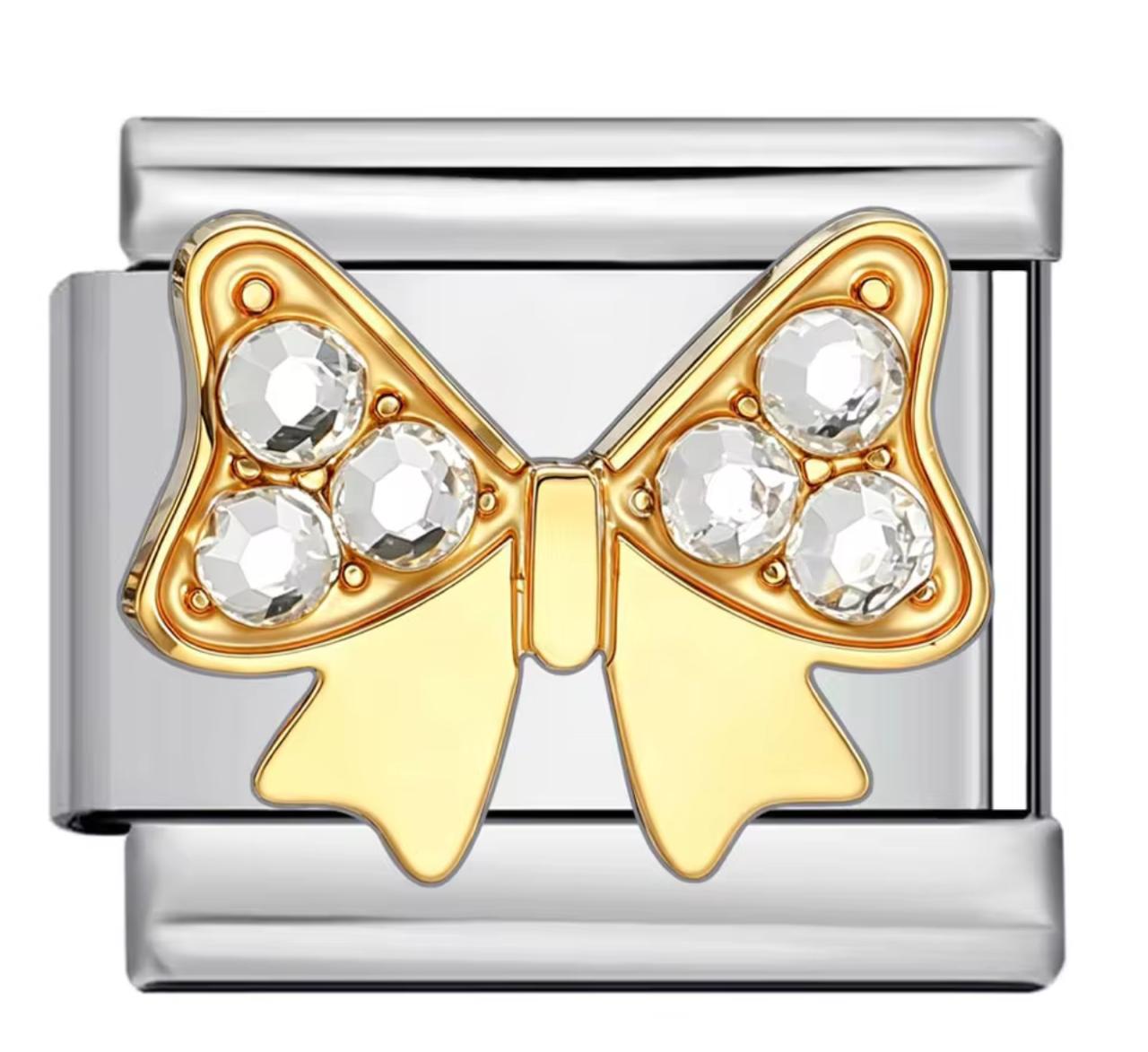 Golden bow Charm