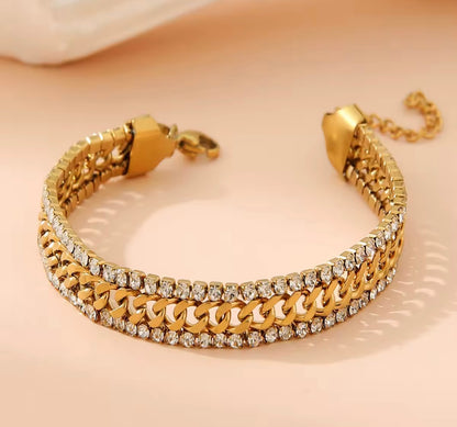 Golden Silver Bracelet