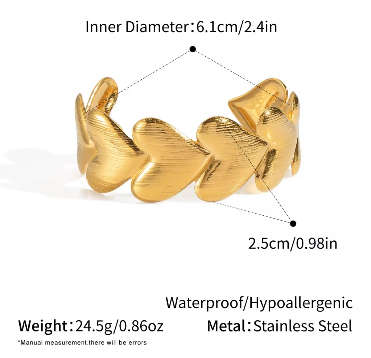 Heart Cuff