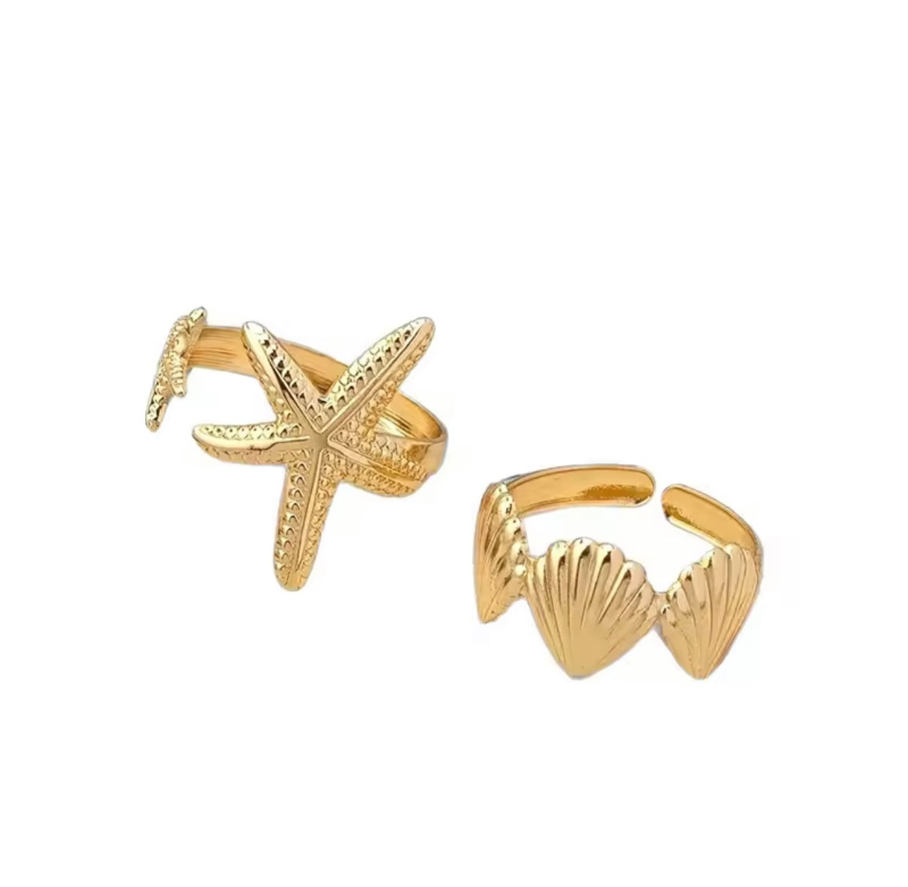 Set of 2 Rings (Golden)