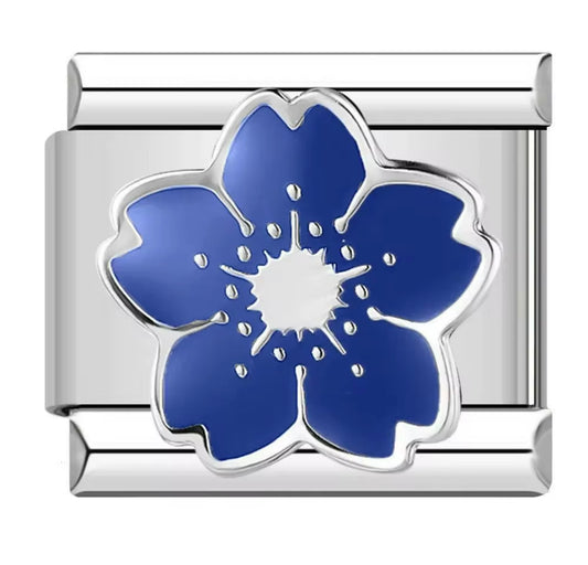 Blue  flower Charm