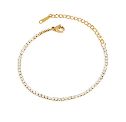 Tennis adjustable bracelet